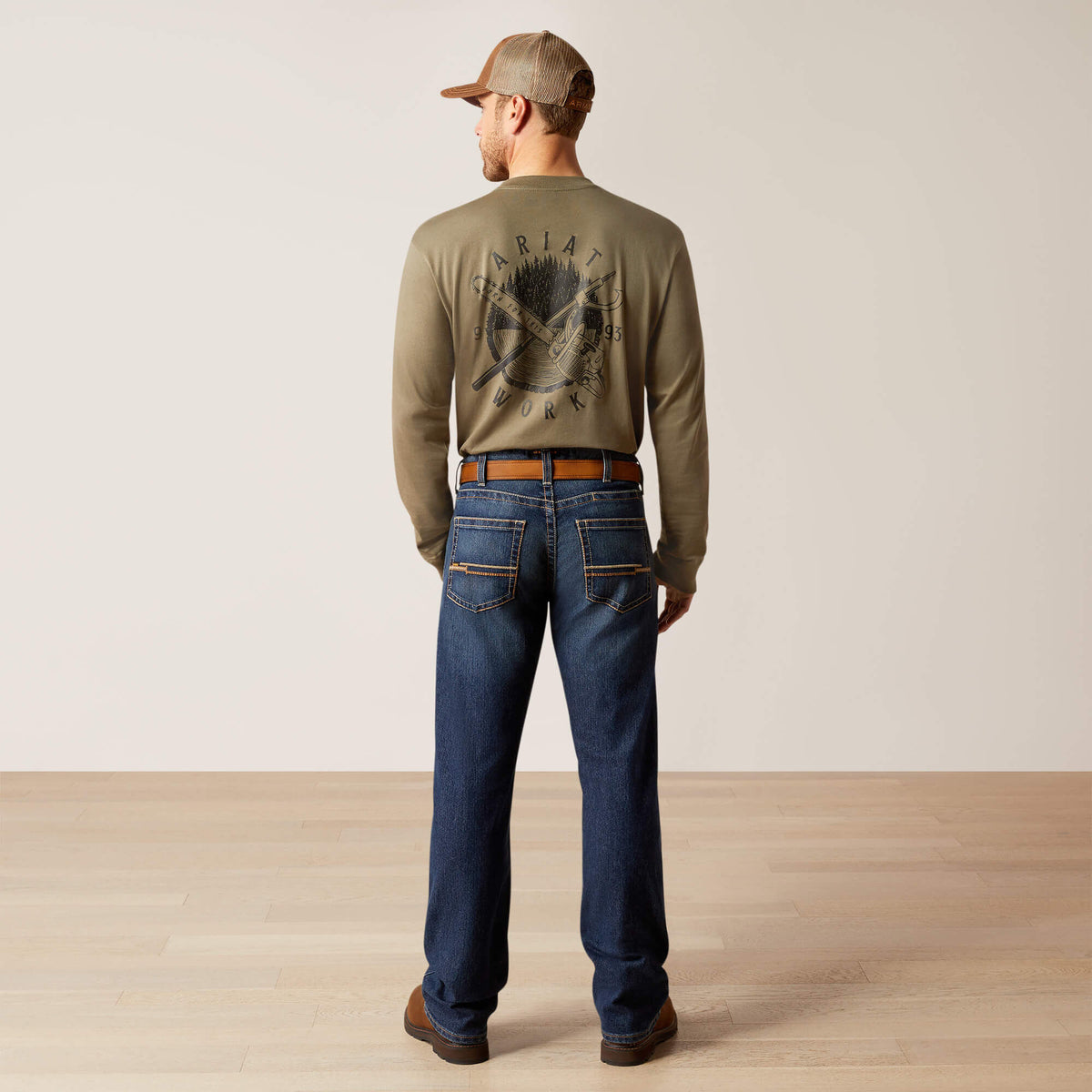 Rebar M5 Straight Rail DuraStretch Straight Leg Jeans Ariat Work|Men