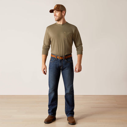 Rebar M5 Straight Rail DuraStretch Straight Leg Jeans Ariat Work|Men
