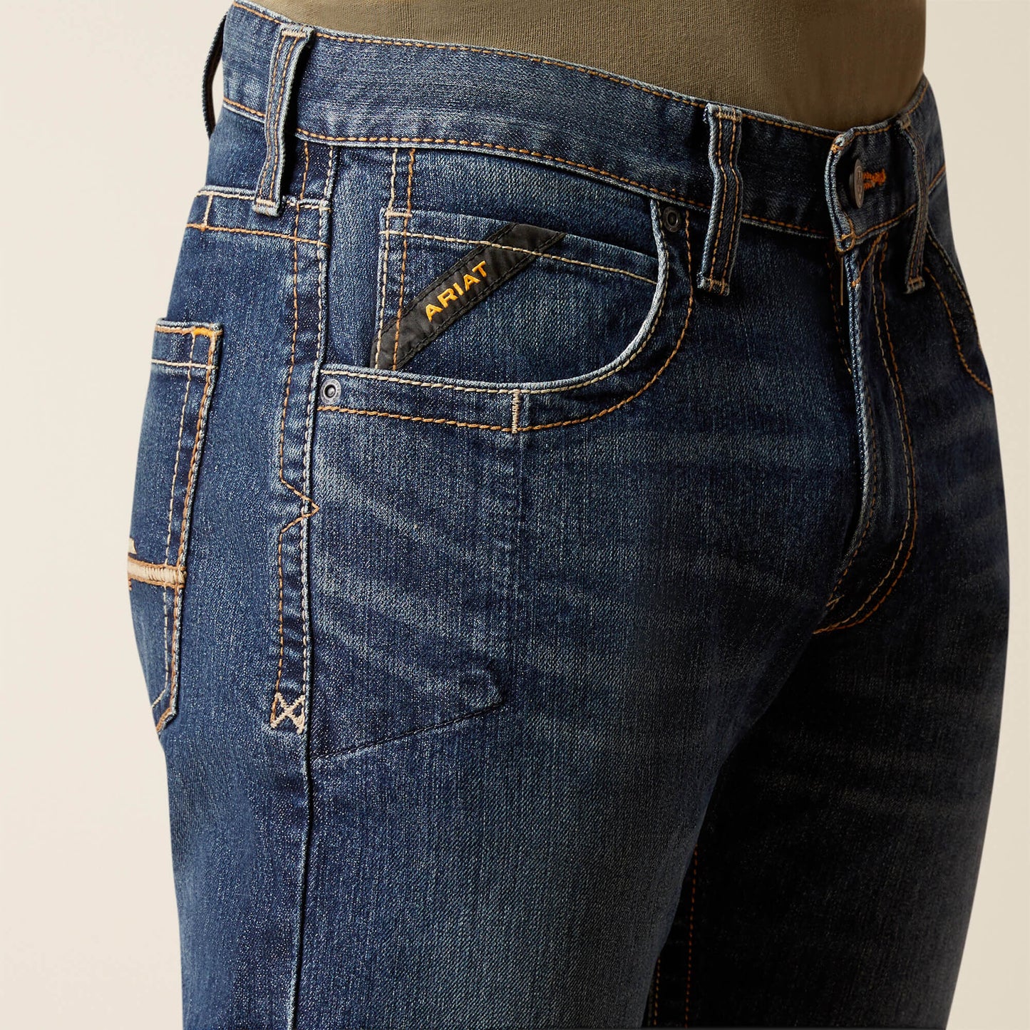 Rebar M5 Straight Rail DuraStretch Straight Leg Jeans Ariat Work|Men