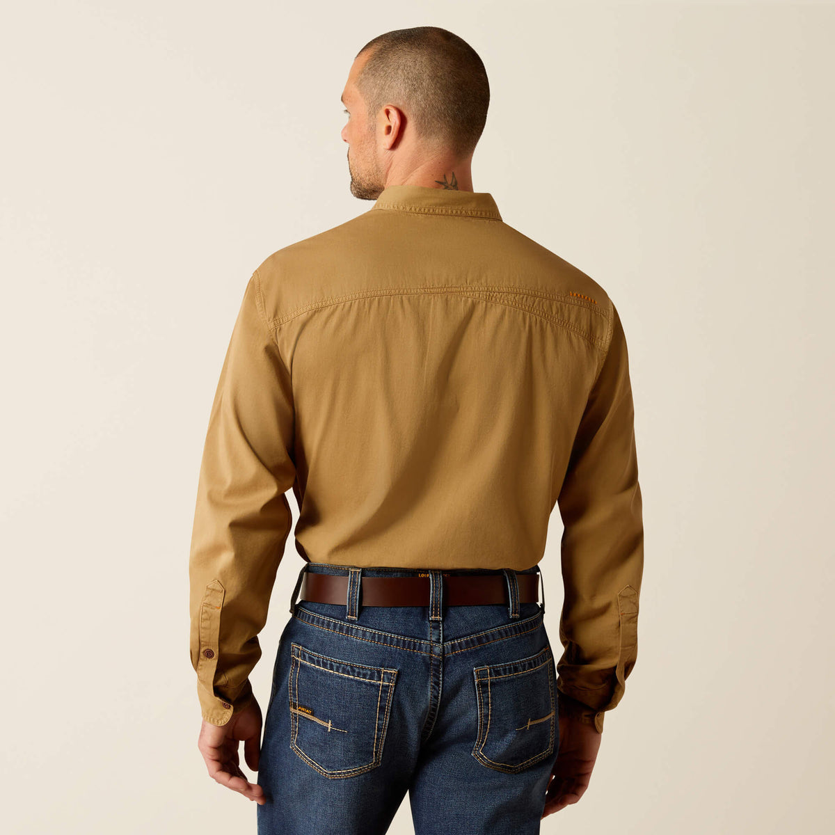 Rebar Washed Twill Work Shirt Ariat Work|Men