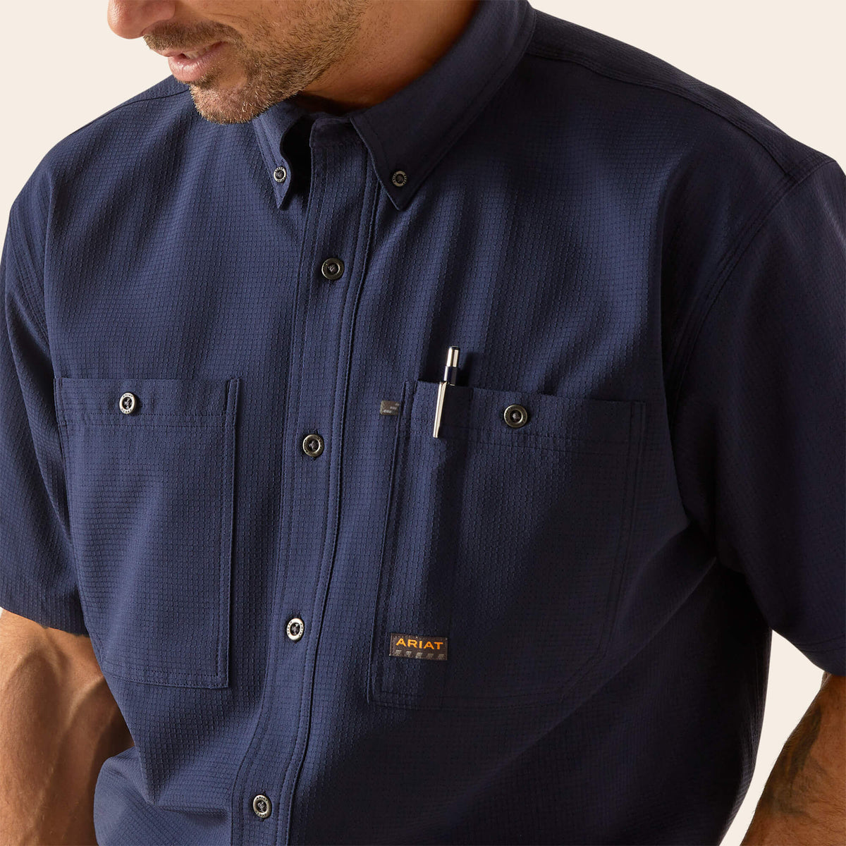 Rebar Made Tough 360 Airflow Work Shirt Ariat Work|Men