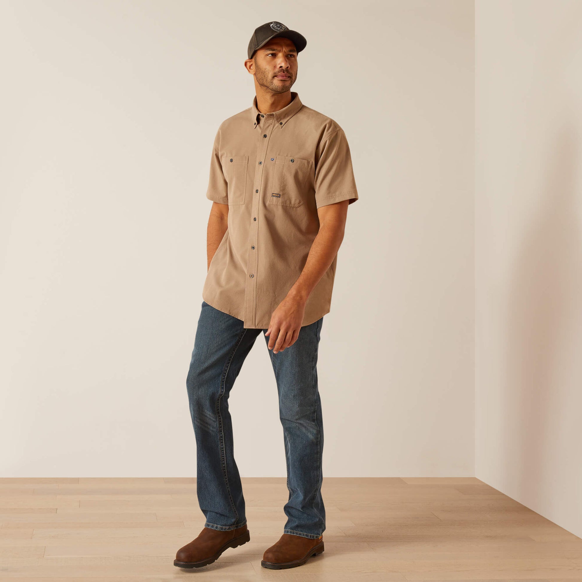 Rebar Made Tough 360 Airflow Work Shirt Ariat Work|Men