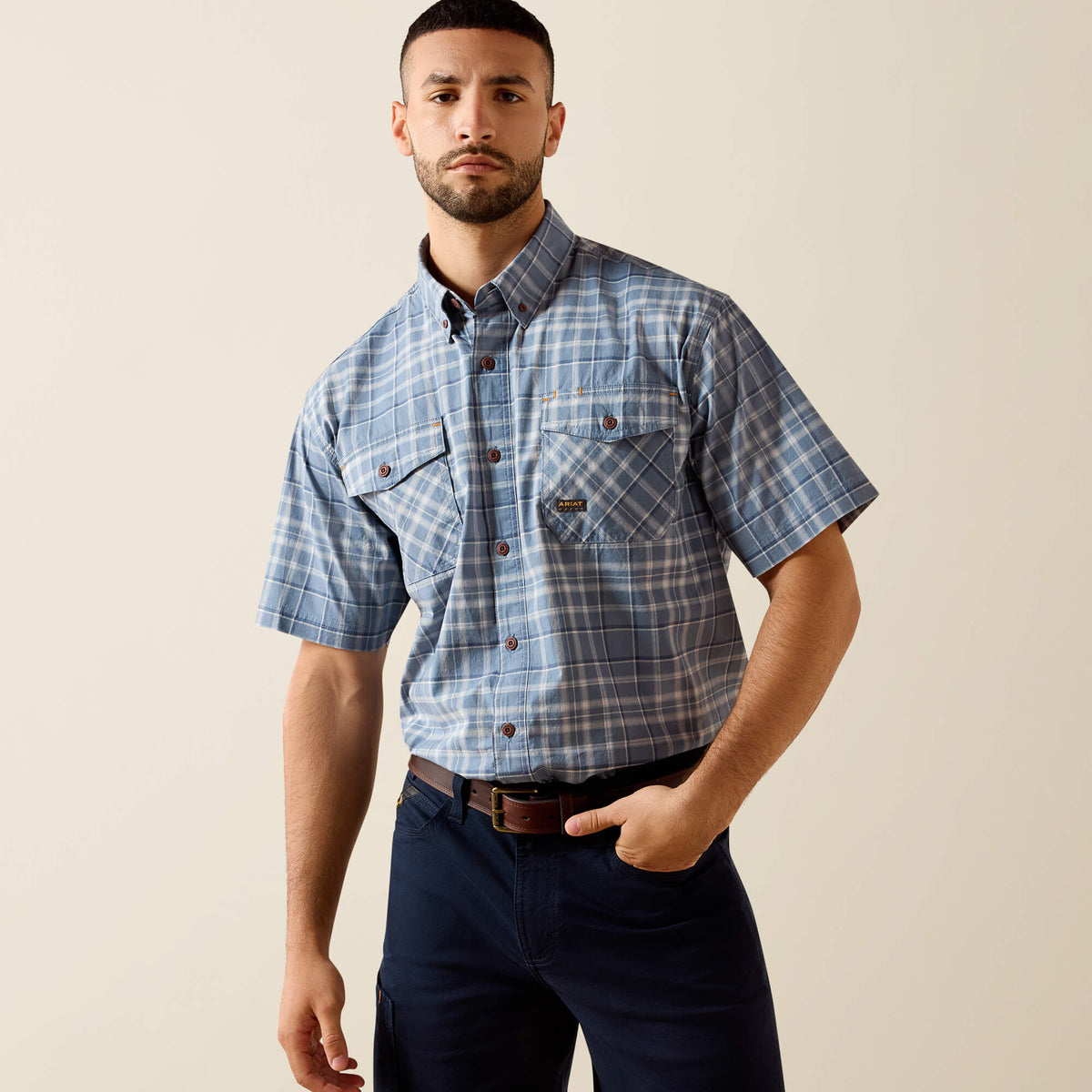 Rebar Made Tough DuraStretch Work Shirt Ariat Work|Sale|Men