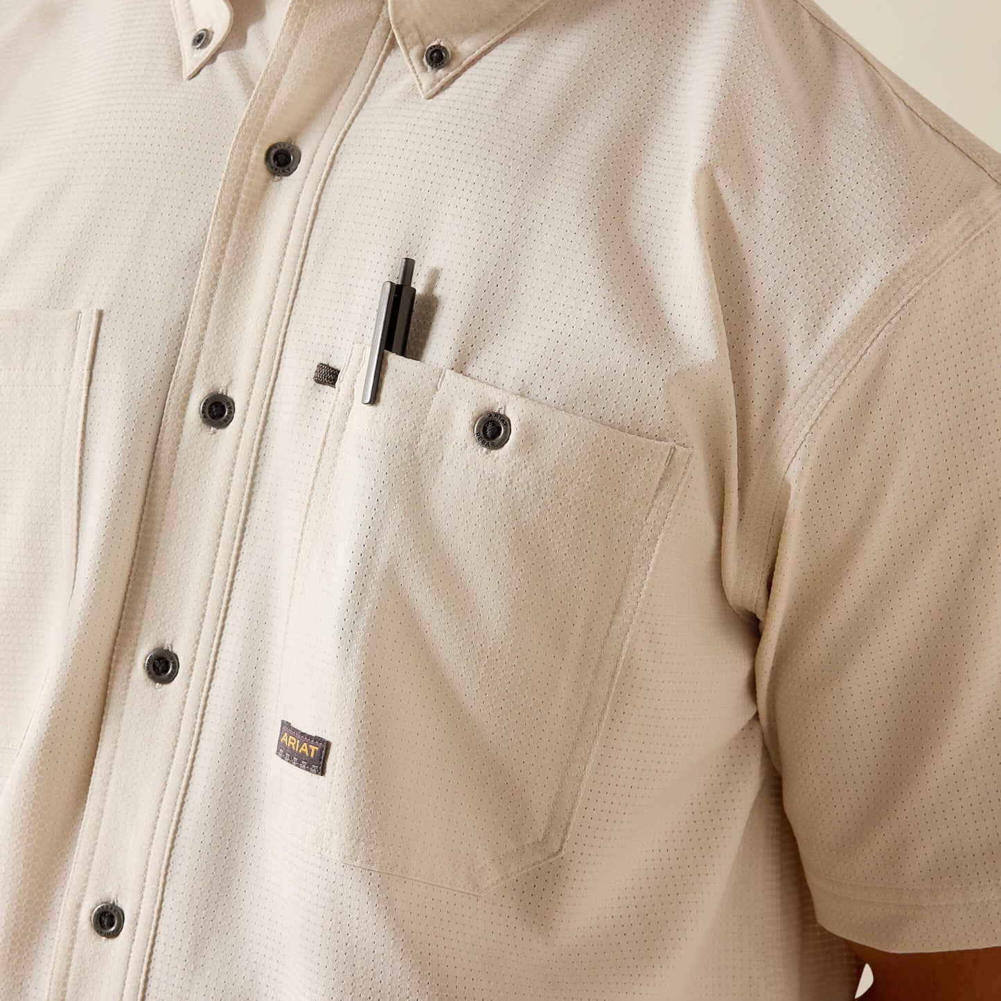 Rebar Made Tough 360 Airflow Work Shirt Ariat Work|Sale|Men