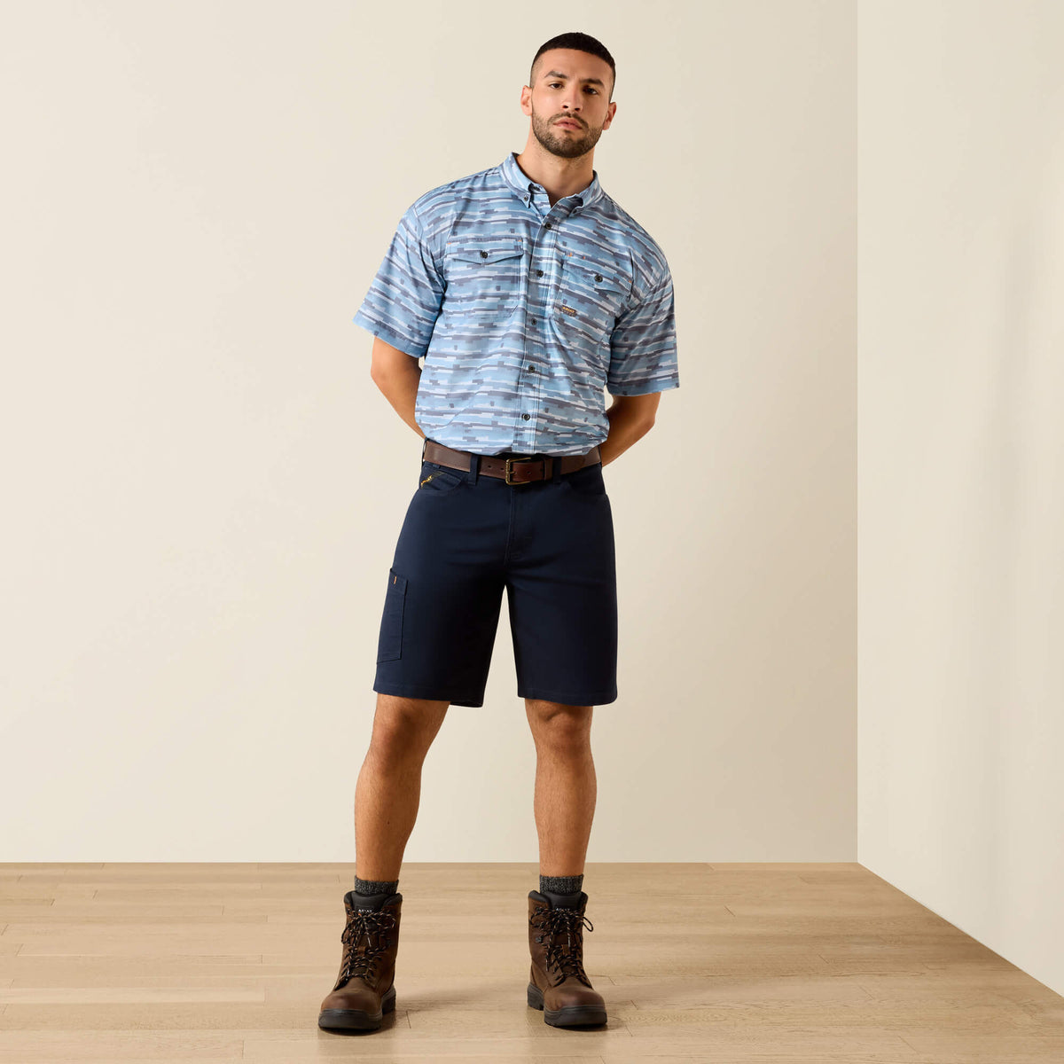 Rebar Made Tough VentTEK DuraStretch Work Shirt Ariat Work|Sale|Men