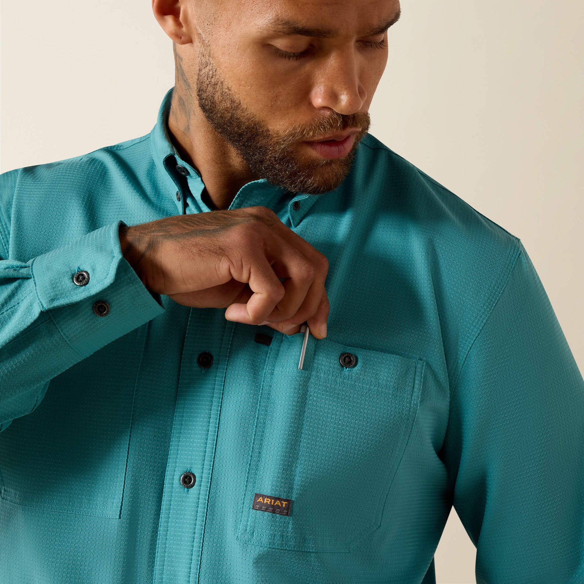 Rebar Made Tough 360 Airflow Work Shirt Ariat Work|Men|Sale