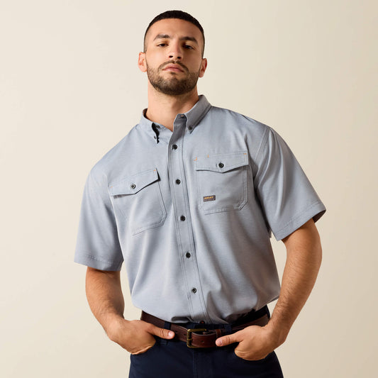 Rebar Made Tough VentTEK DuraStretch Work Shirt Ariat Work|Sale|Men