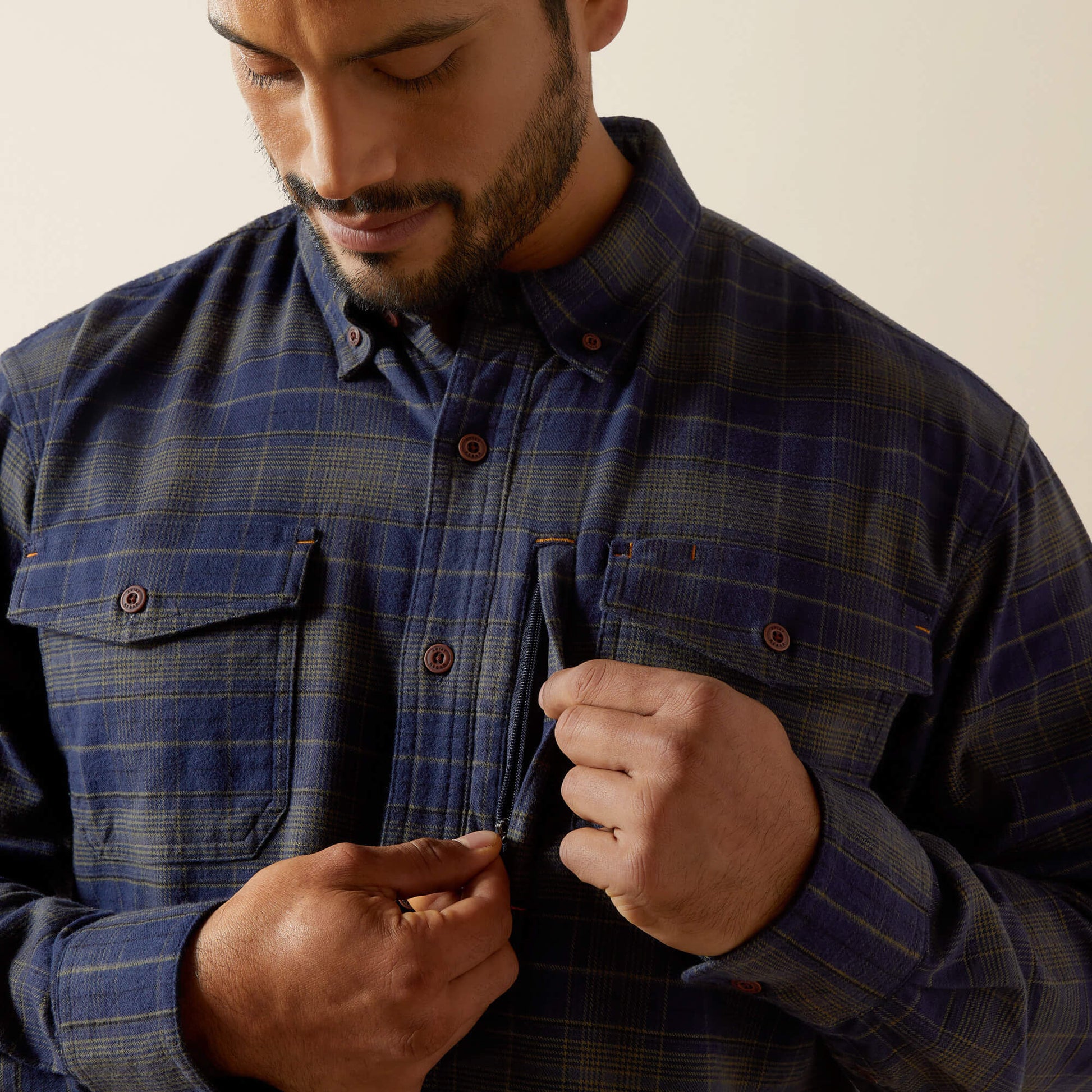 Rebar Flannel DuraStretch Work Shirt Ariat Work|Sale