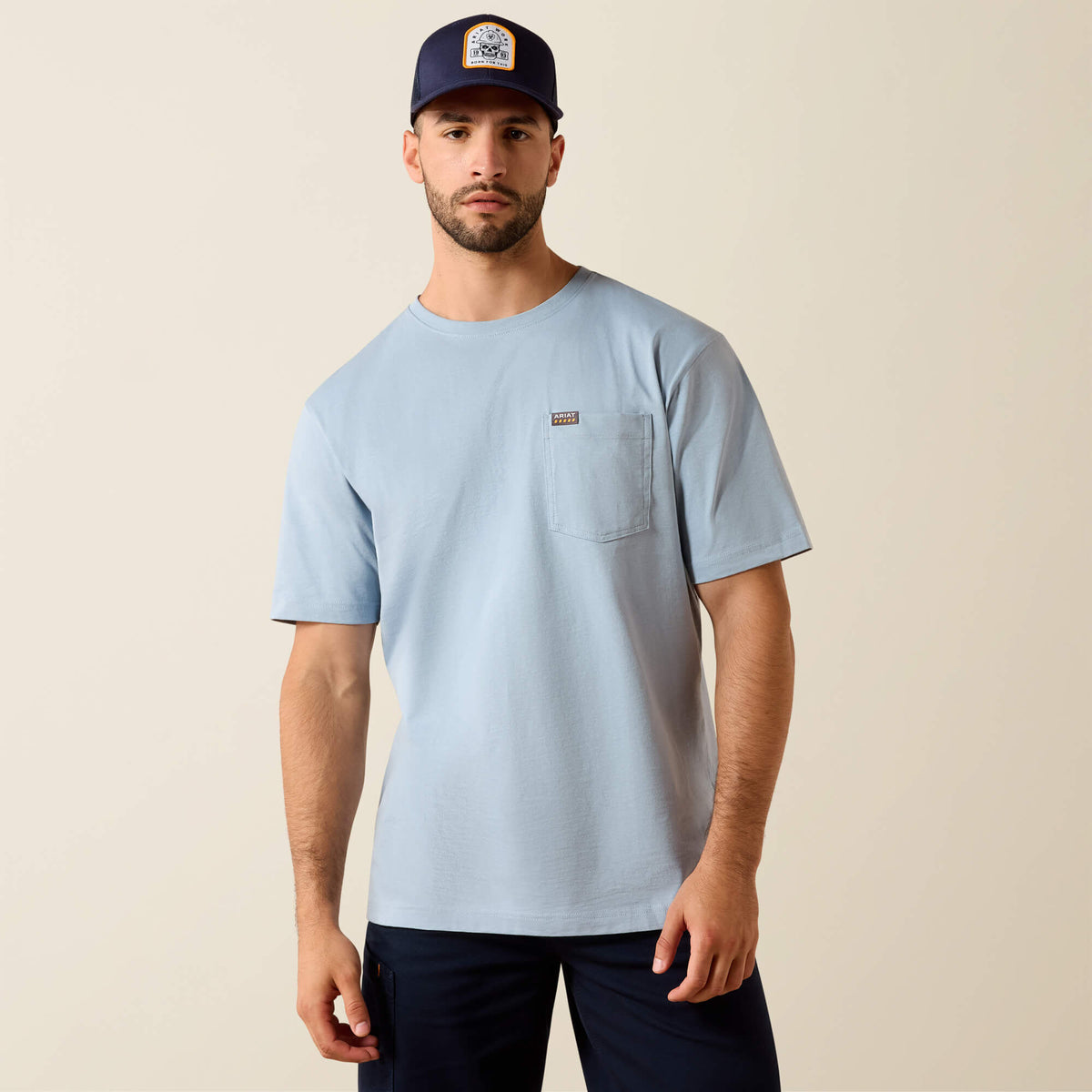 Rebar Cotton Strong Skull T-Shirt Ariat Work|Men