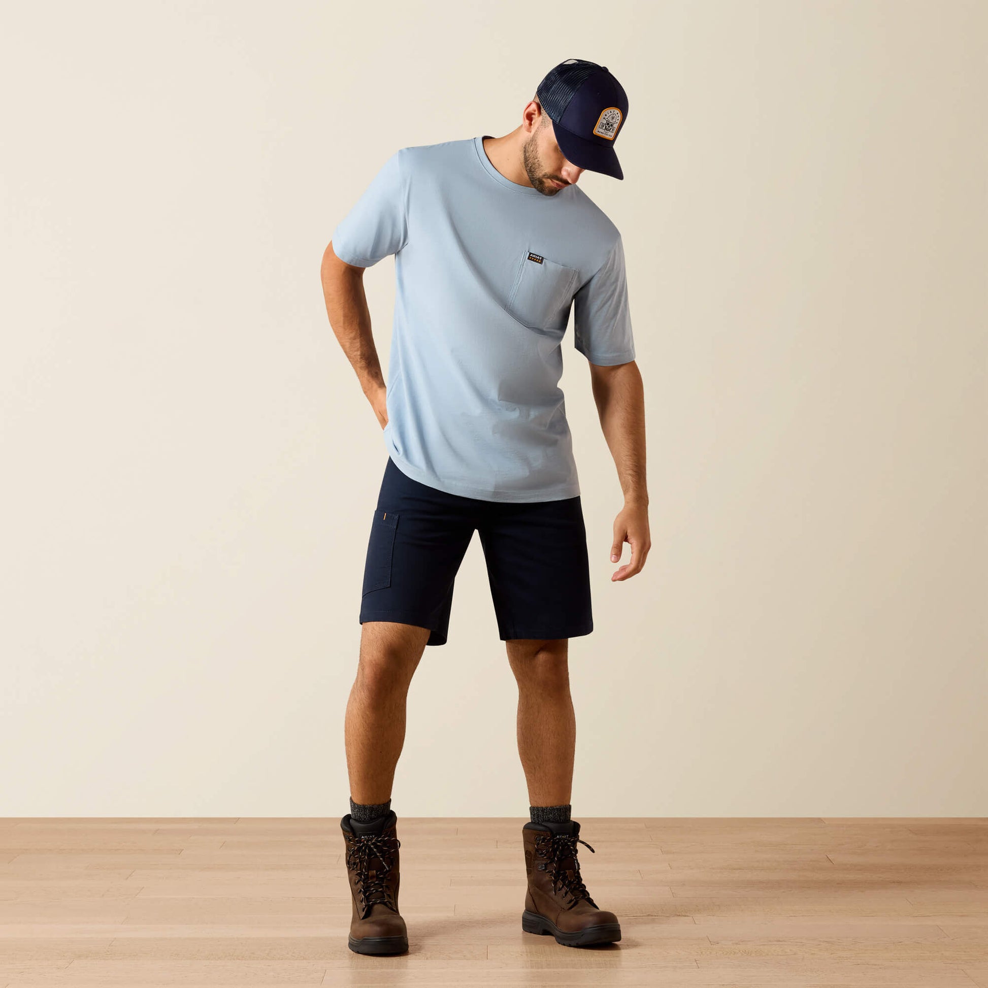 Rebar Cotton Strong Skull T-Shirt Ariat Work|Men