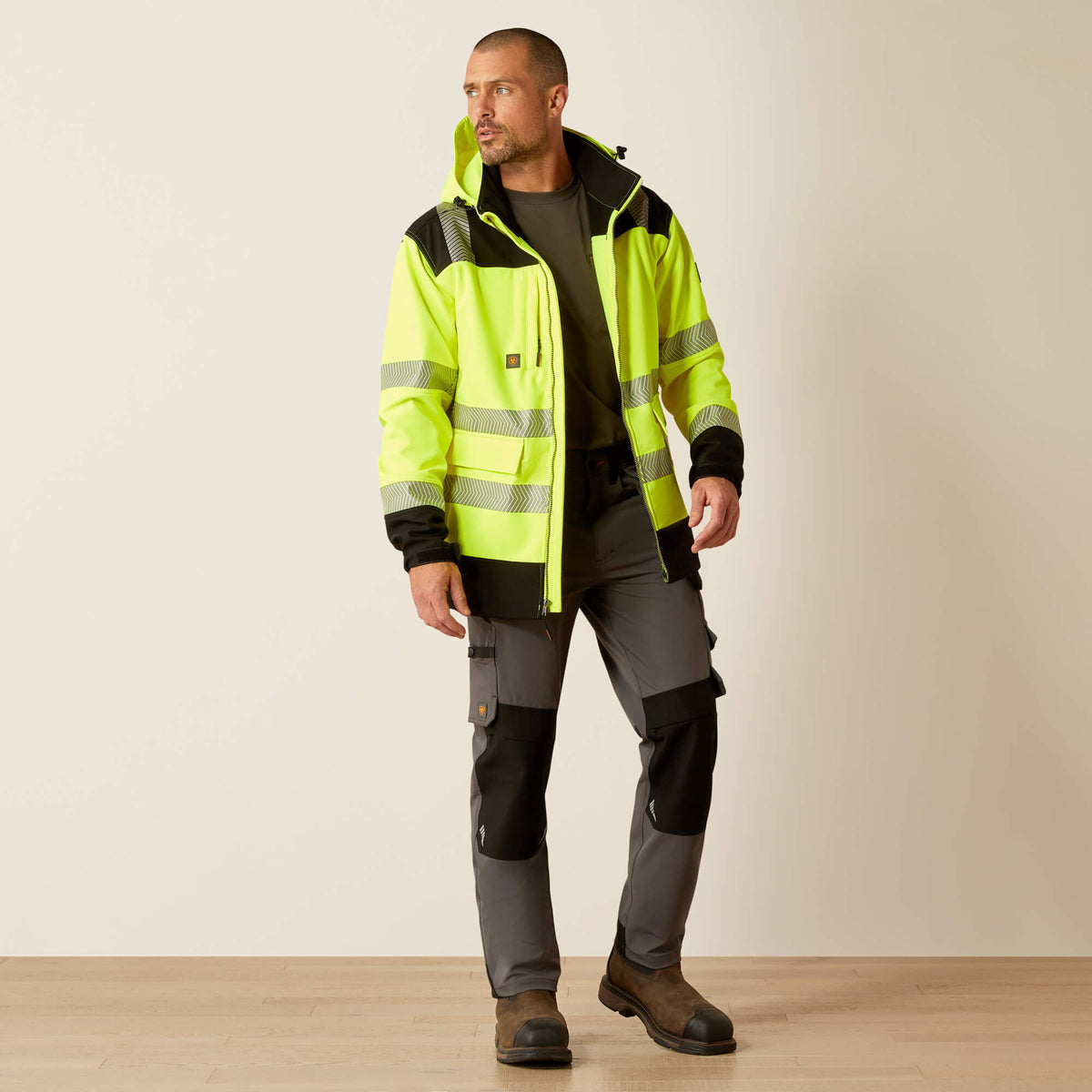 Rebar Hi-Vis Softshell Jacket Ariat Work
