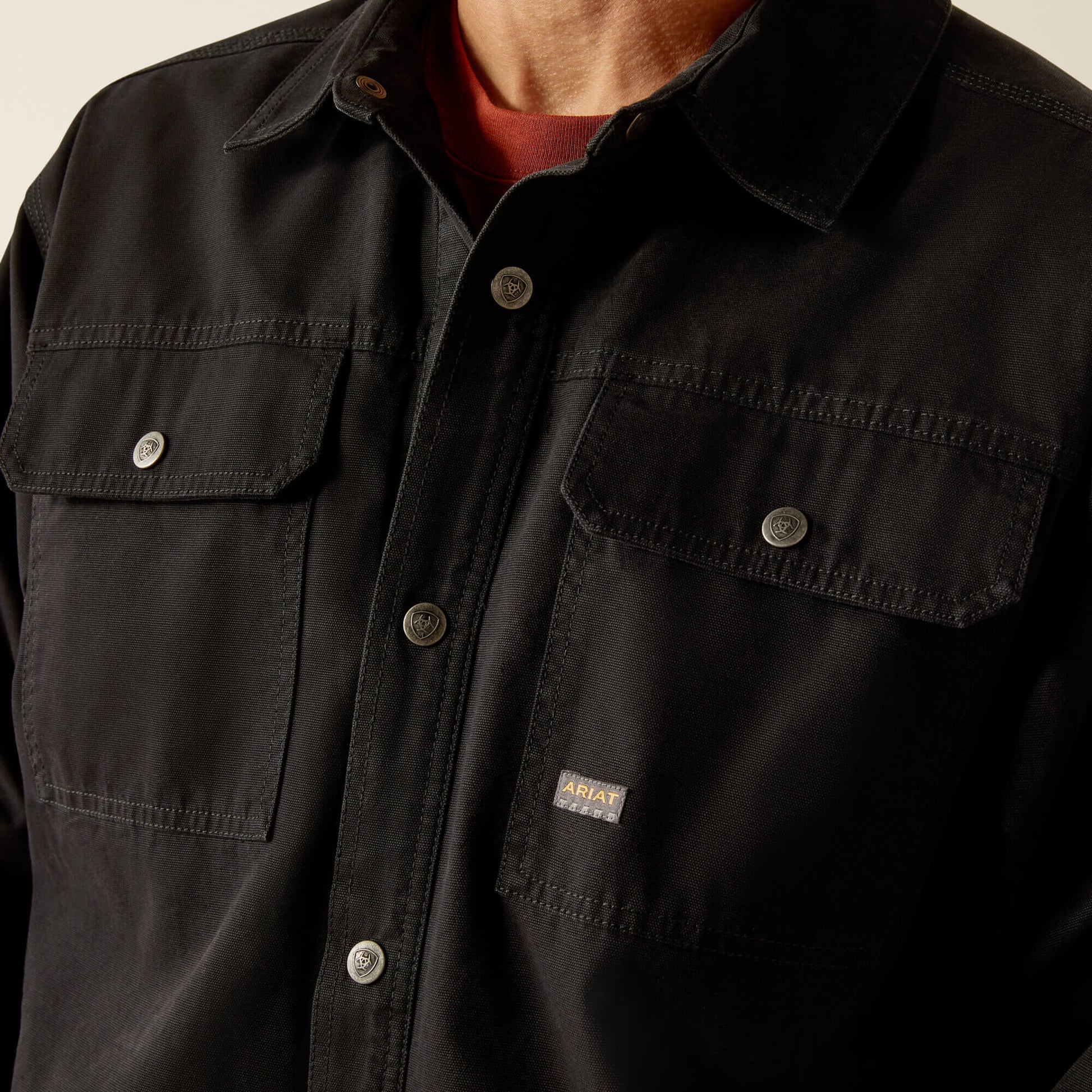 Rebar Canvas Shirt Jacket Ariat Work|Men