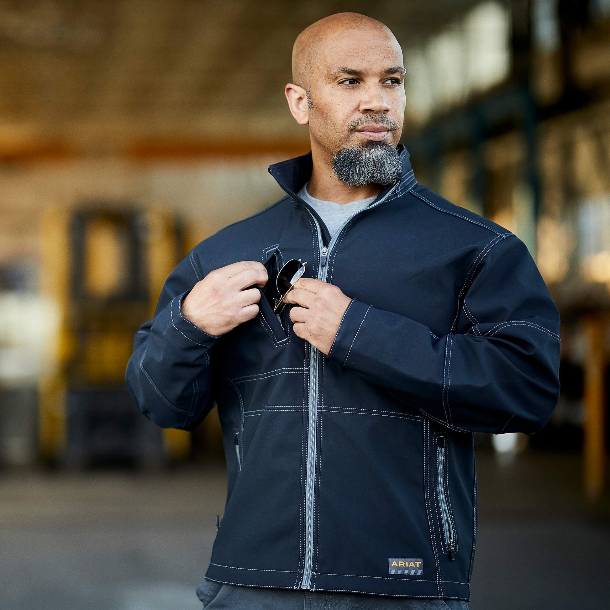 Rebar Stretch Canvas Softshell Jacket Ariat Work|Men