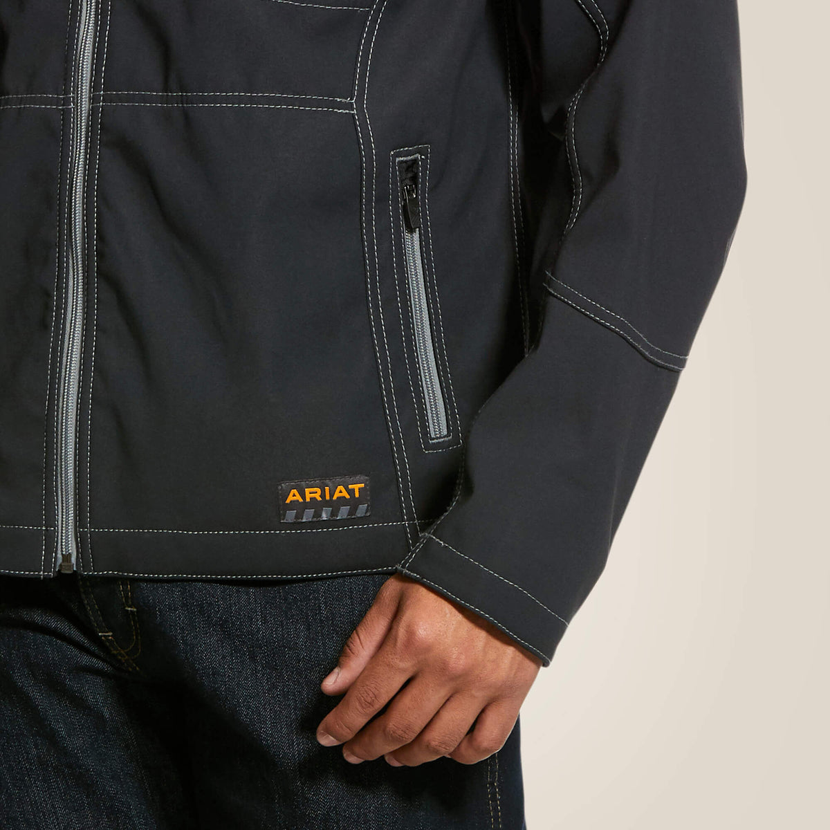 Rebar Stretch Canvas Softshell Jacket Ariat Work|Men
