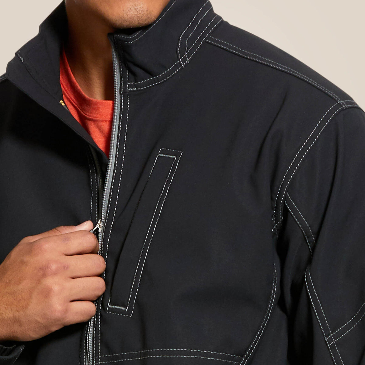 Rebar Stretch Canvas Softshell Jacket Ariat Work|Men