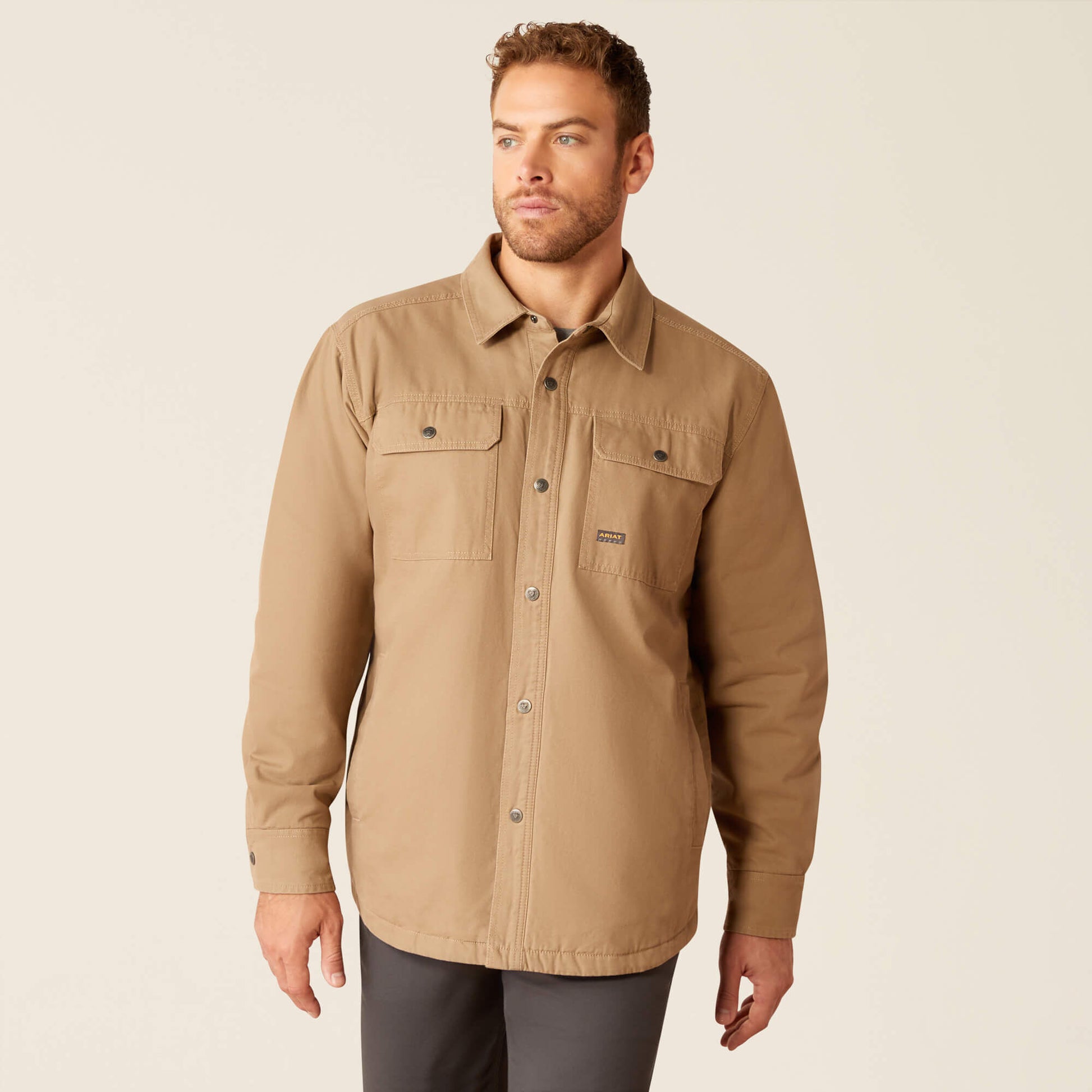 Rebar Canvas Shirt Jacket Ariat Work|Men