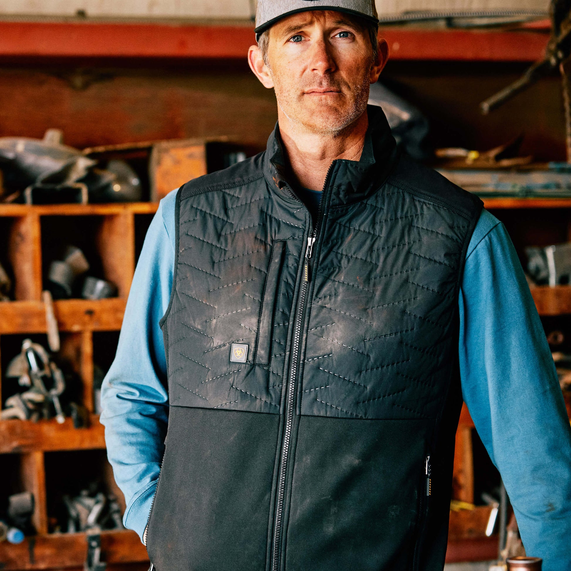 Rebar Cloud 9 Insulated Vest Ariat Work|Men