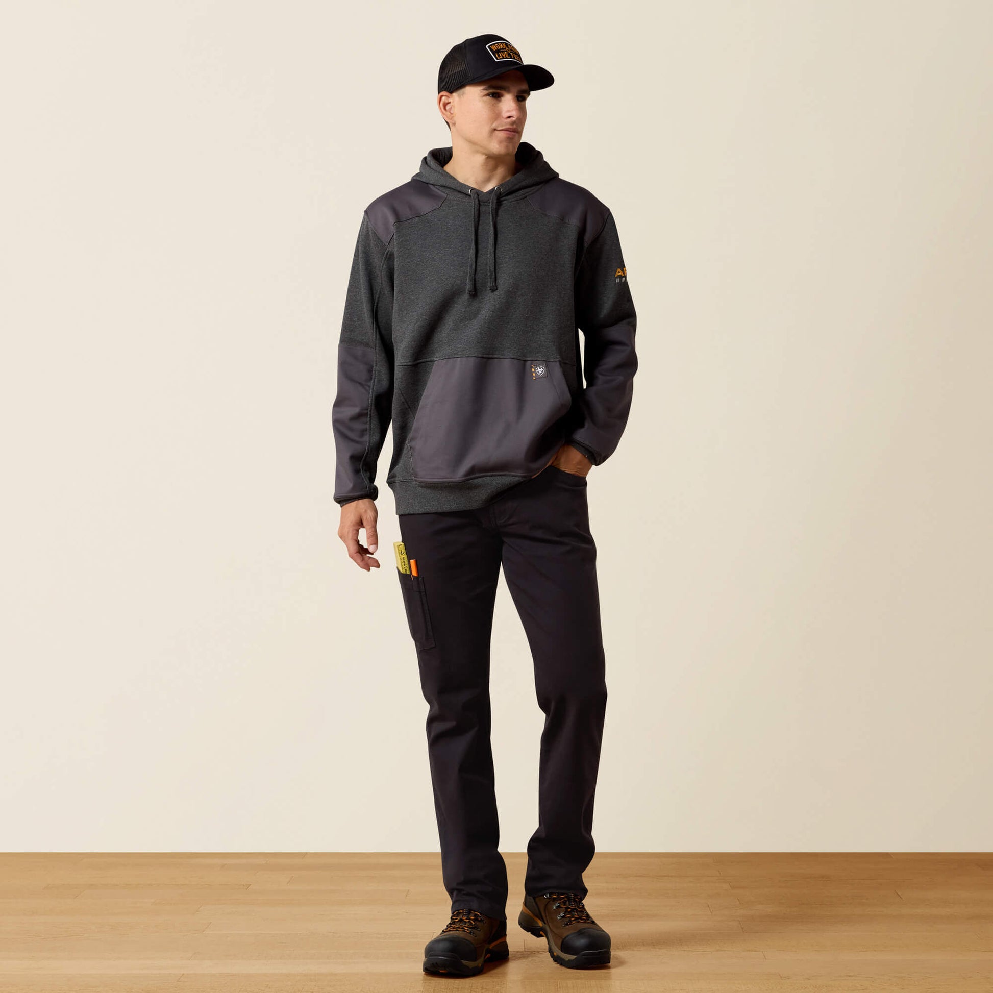 Rebar Workman DuraCanvas Hoodie Ariat Work|Men