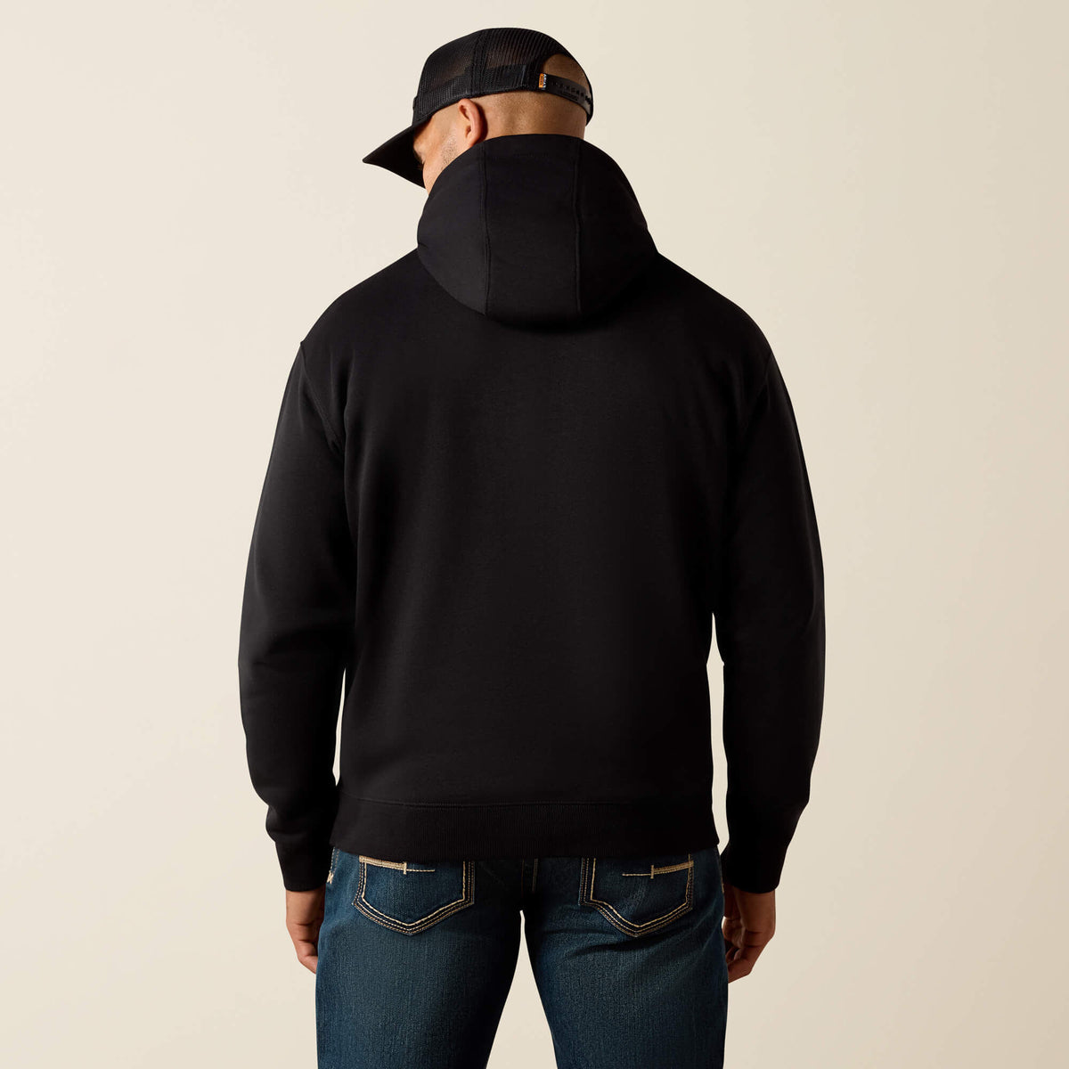 Rebar Lightweight Duct Logo Hoodie Ariat Work|Men