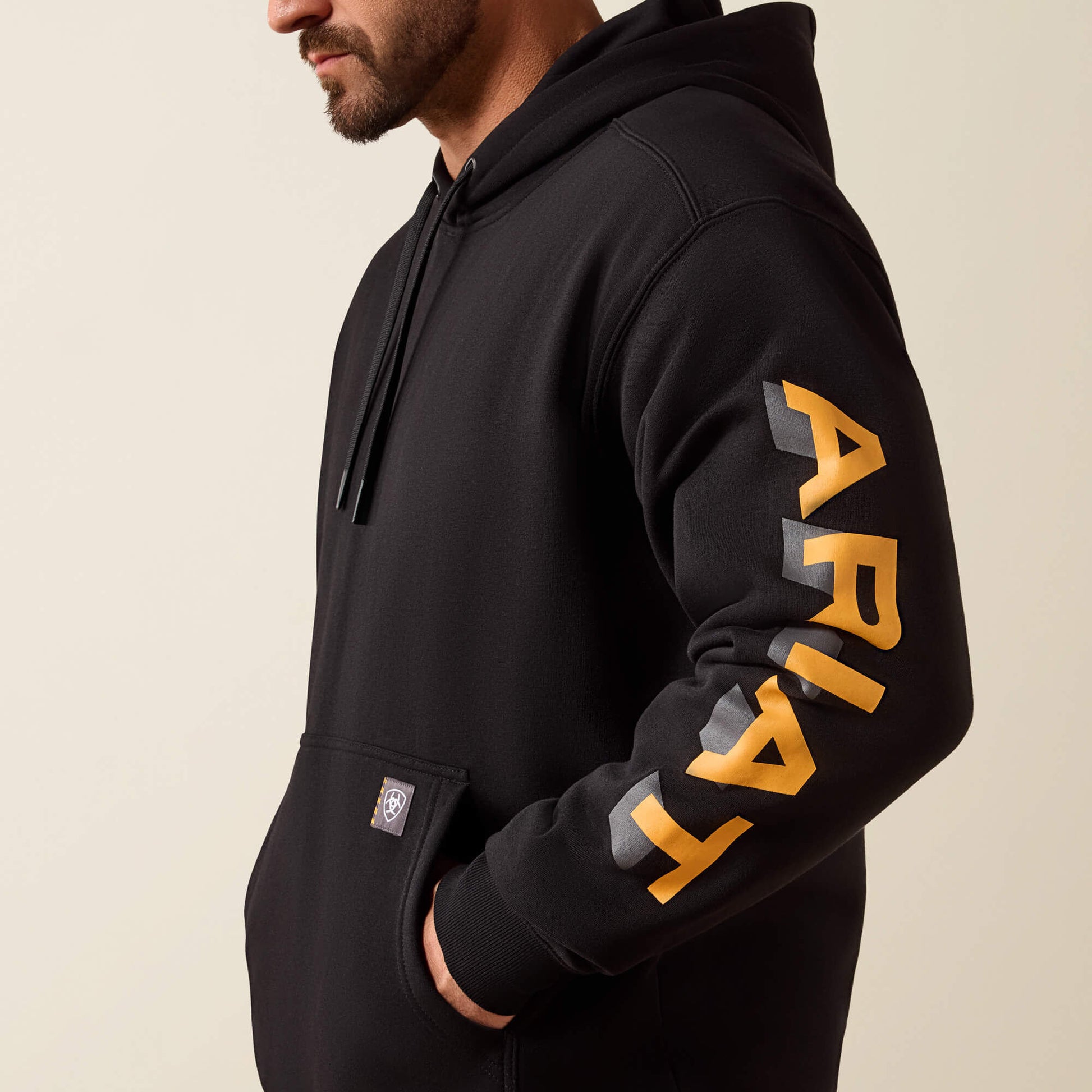 Rebar Lightweight Logo Hoodie Ariat Work|Men