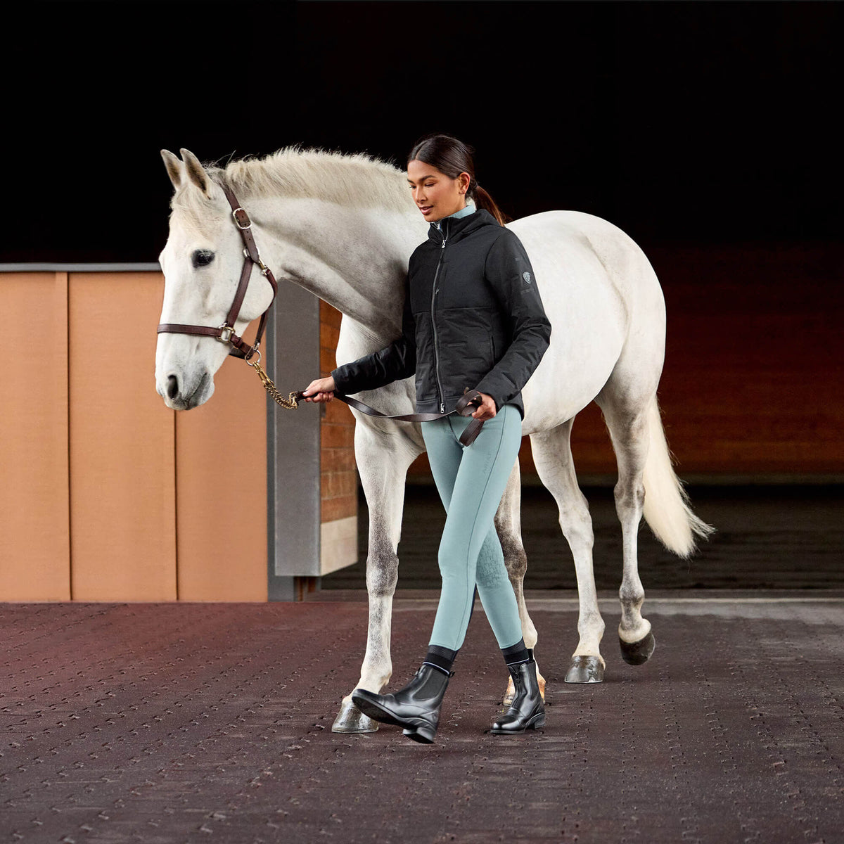 Tri Factor Vivacity Heat Half Grip Breech Ariat Women|Sale