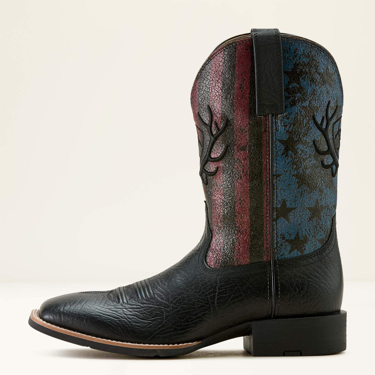 Sport Liberty Antler Wide Square Toe Cowboy Boot Ariat Sale