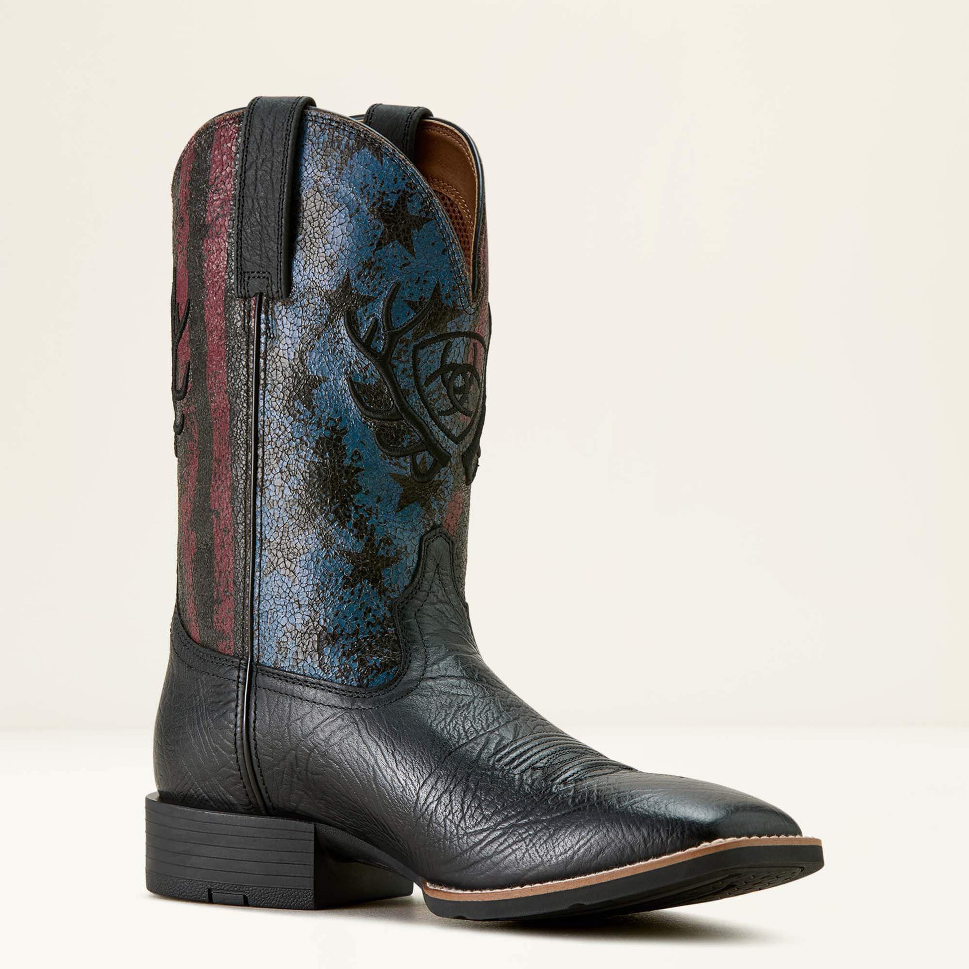 Sport Liberty Antler Wide Square Toe Cowboy Boot Ariat Sale