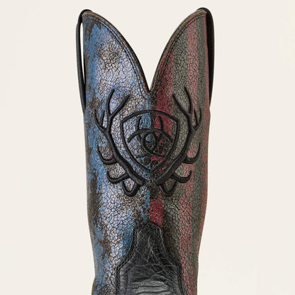 Sport Liberty Antler Wide Square Toe Cowboy Boot Ariat Sale
