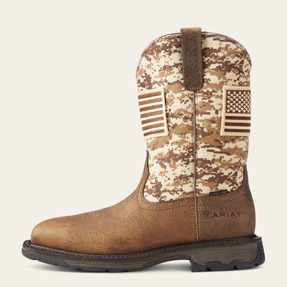 WorkHog Patriot Steel Toe Work Boot Ariat Sale|Work