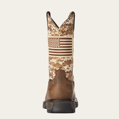 WorkHog Patriot Steel Toe Work Boot Ariat Sale|Work