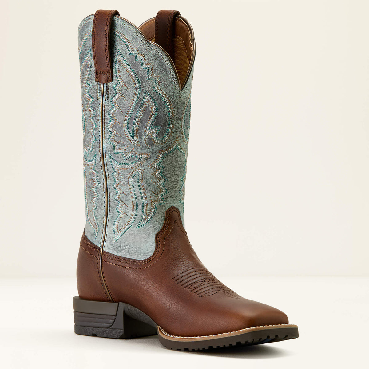 Hybrid Ranchwork Wide Square Toe Western Boot Ariat Sale