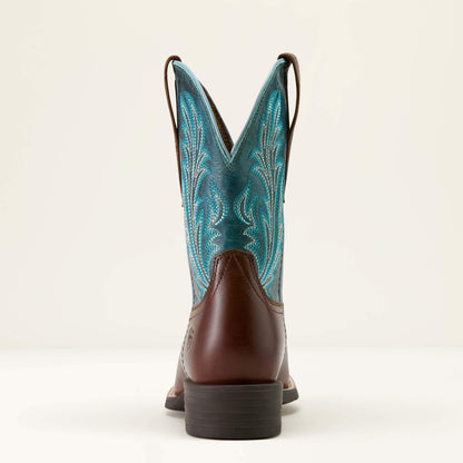 Round Up Filly Wide Square Toe Western Boot Ariat Sale