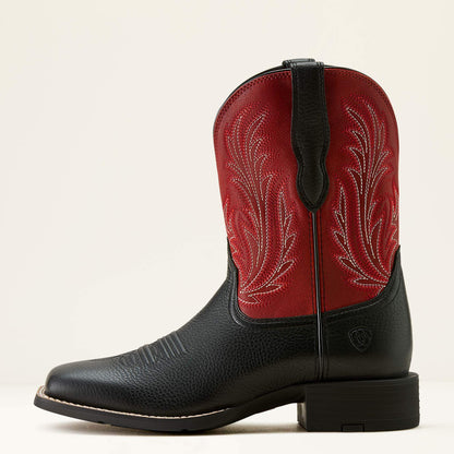Round Up Filly Wide Square Toe Western Boot Ariat Sale