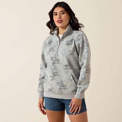 Sapphire 1/2 Zip Sweatshirt Ariat Women|Sale