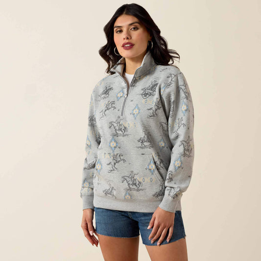 Sapphire 1/2 Zip Sweatshirt Ariat Women|Sale