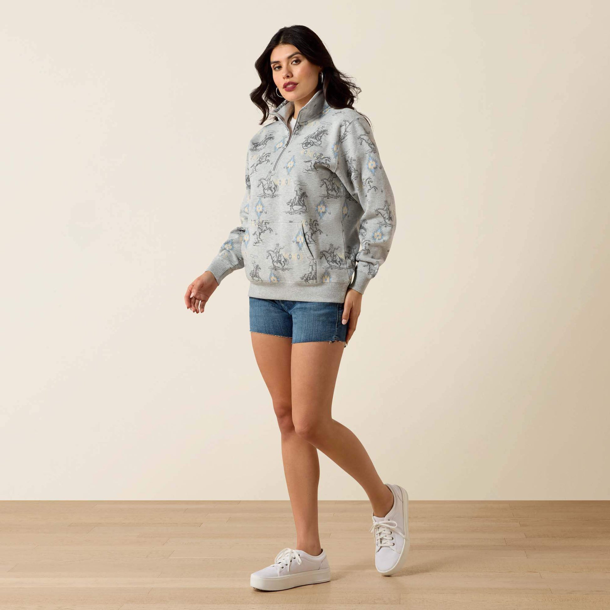 Sapphire 1/2 Zip Sweatshirt Ariat Women|Sale