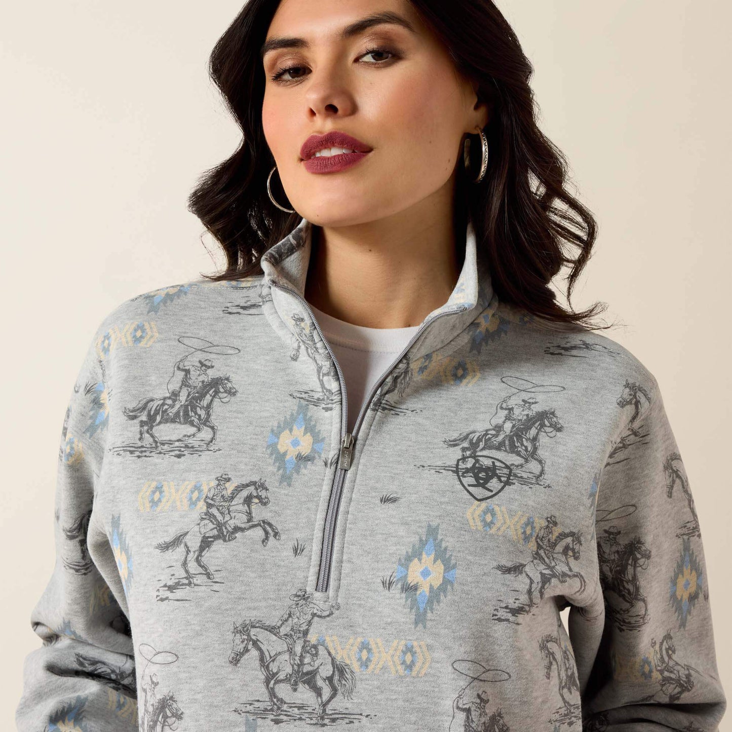 Sapphire 1/2 Zip Sweatshirt Ariat Women|Sale