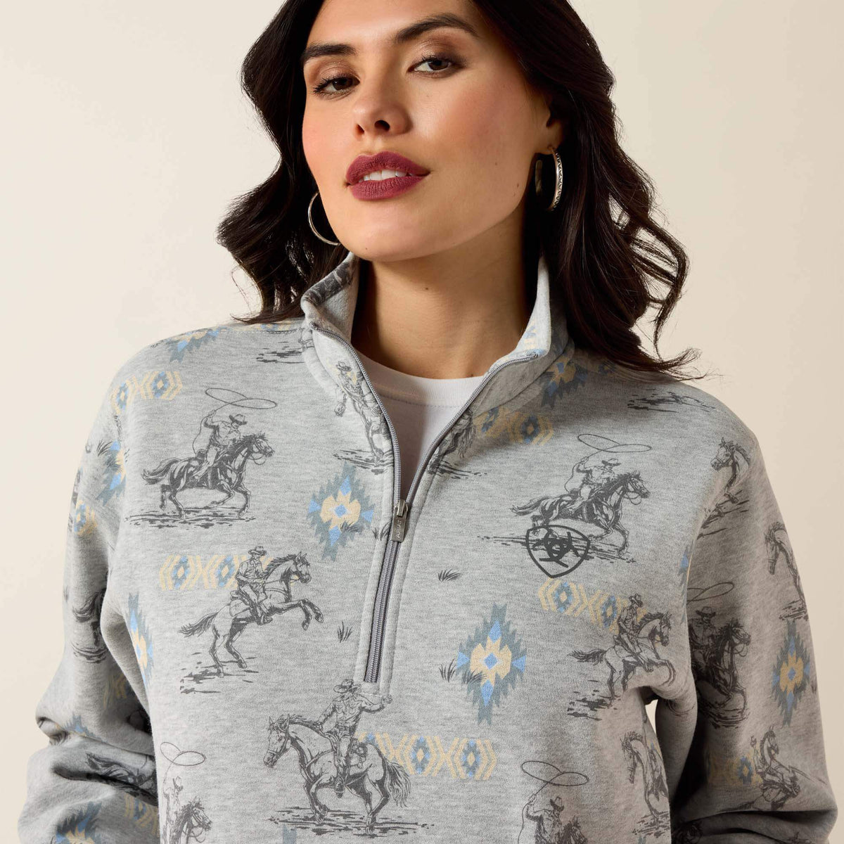 Sapphire 1/2 Zip Sweatshirt Ariat Women|Sale