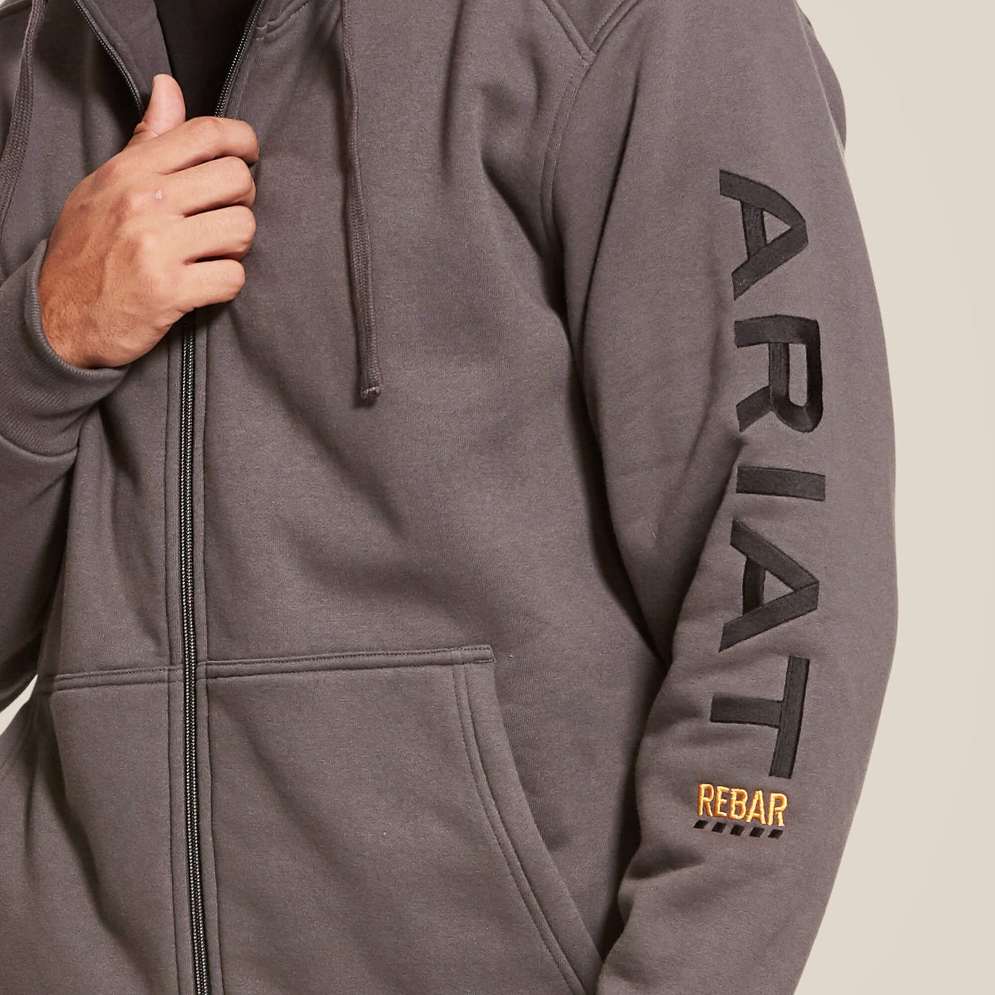 Rebar All-Weather Full Zip Hoodie Ariat Sale|Men|Work