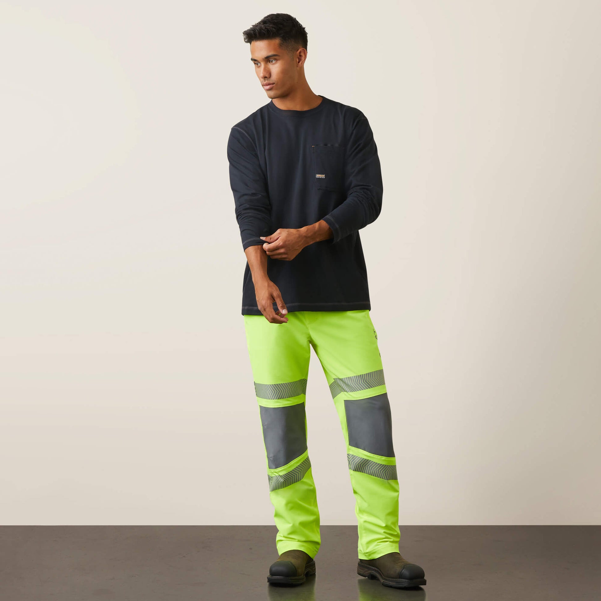 Rebar Hi-Vis Pull-On DuraStretch Straight Leg Pants Ariat Sale|Men|Work