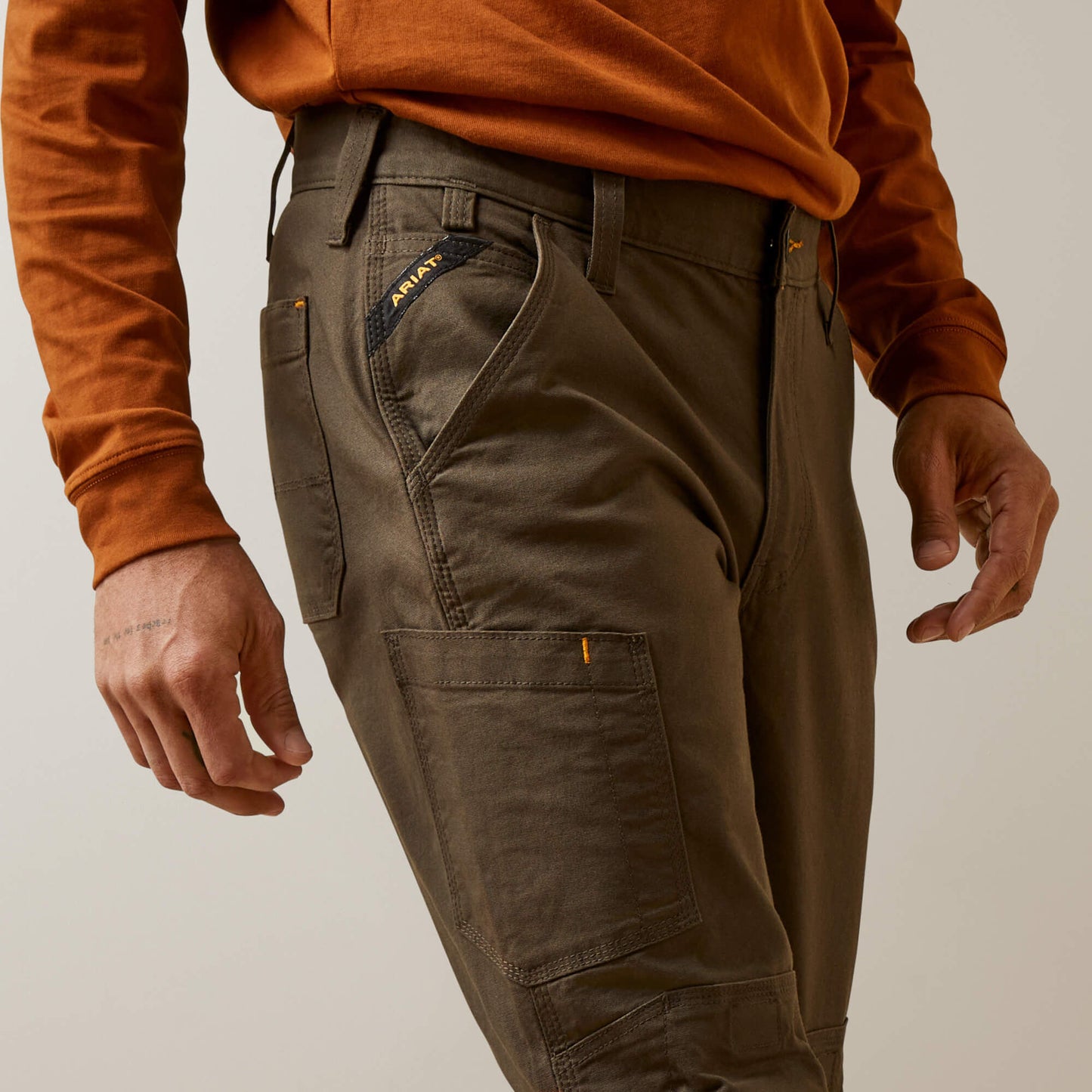 Rebar M5 Straight Made Tough Knee Guardian Straight Ariat Sale|Men|Work