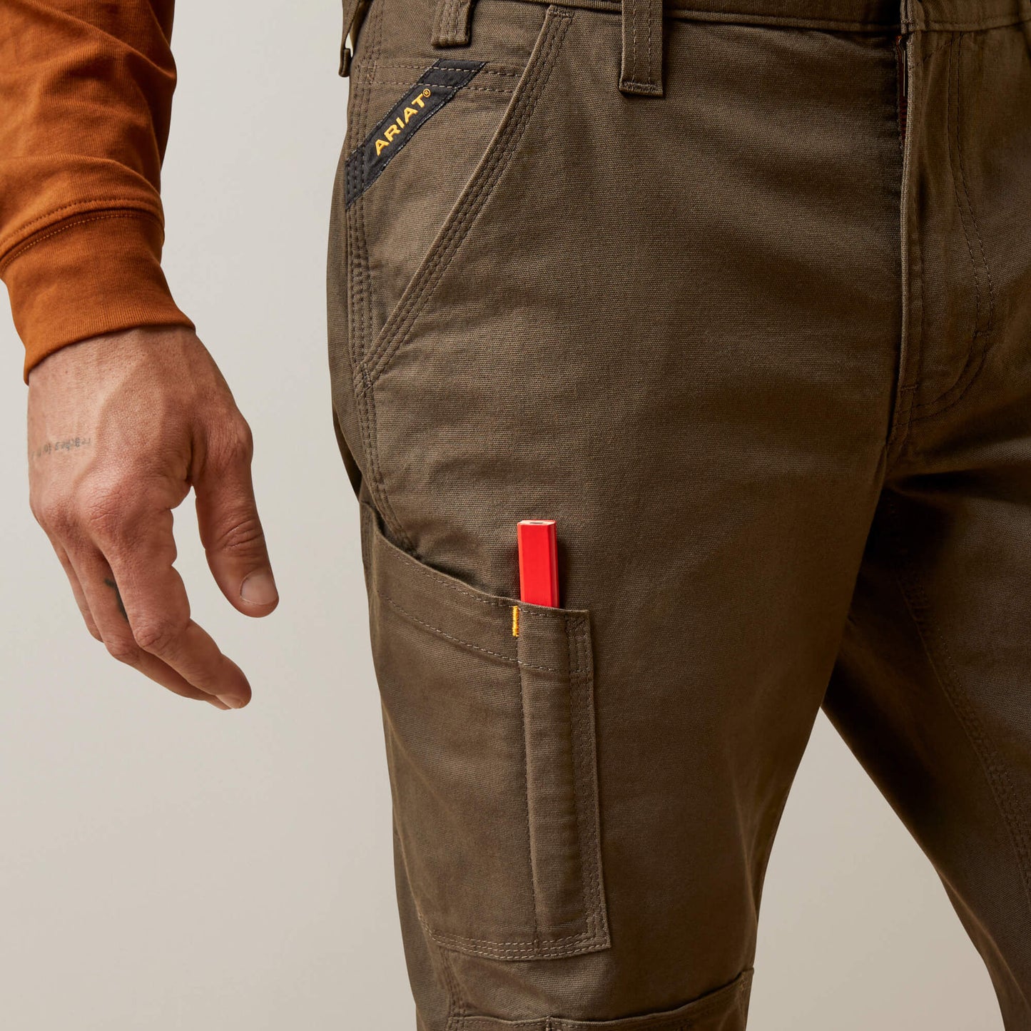 Rebar M5 Straight Made Tough Knee Guardian Straight Ariat Sale|Men|Work