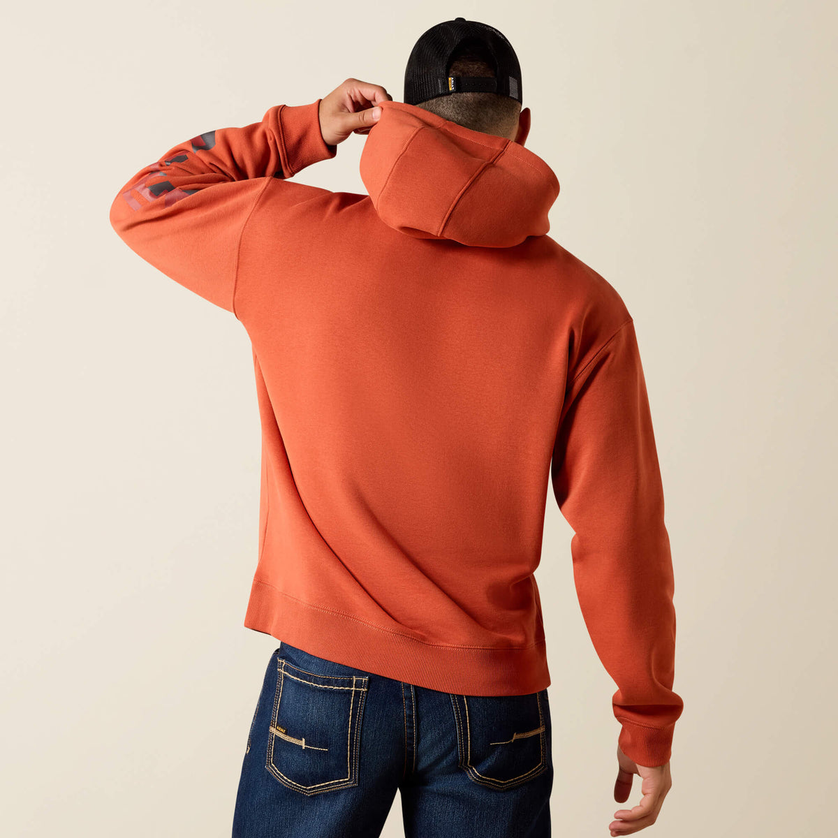 Rebar Lightweight Logo Hoodie Ariat Sale|Men|Work