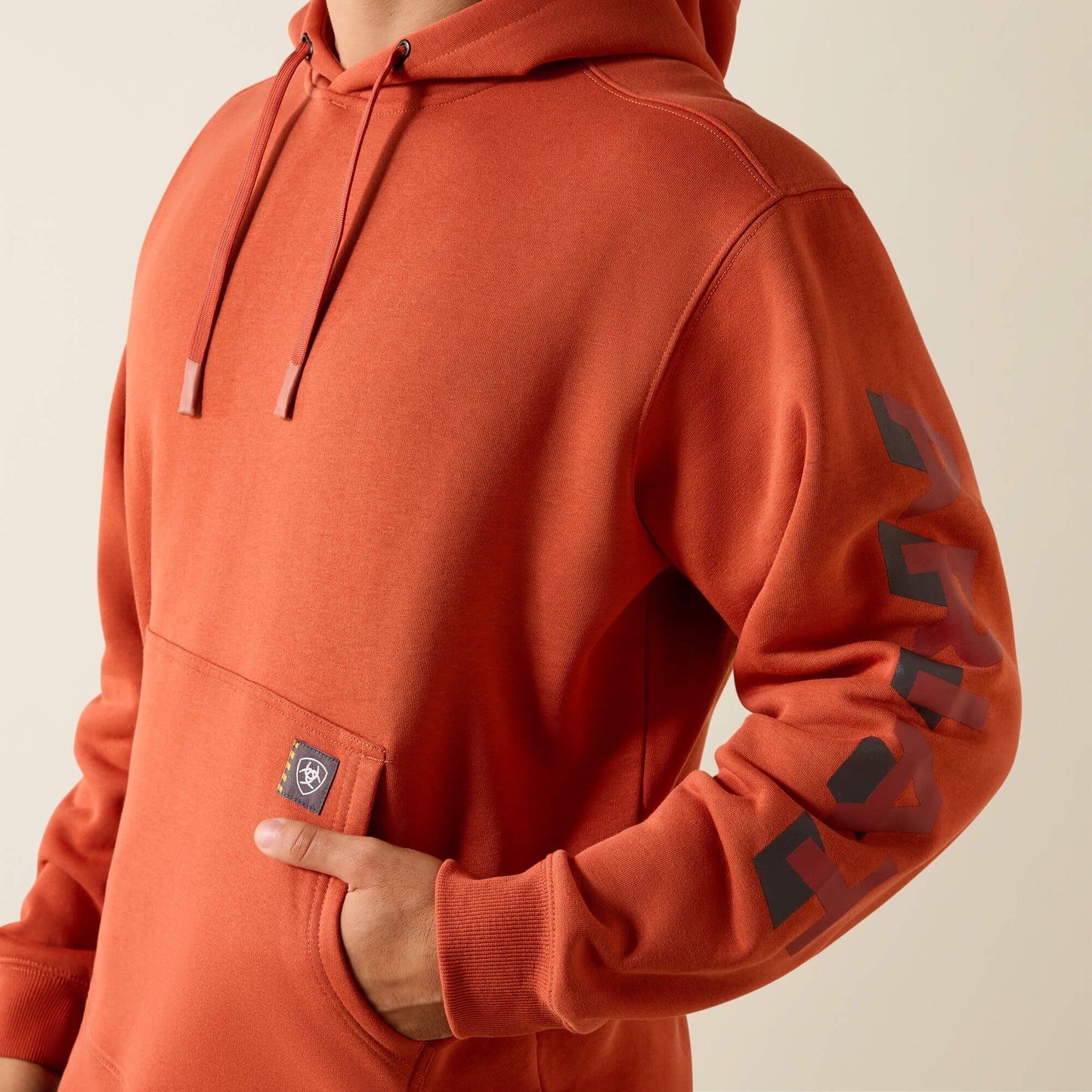 Rebar Lightweight Logo Hoodie Ariat Sale|Men|Work