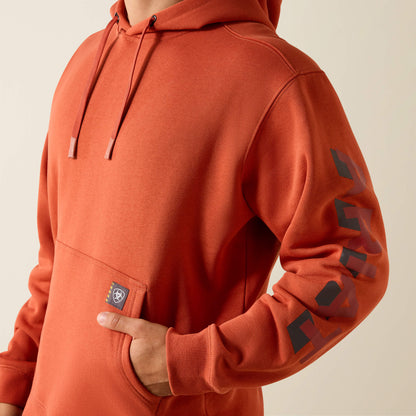 Rebar Lightweight Logo Hoodie Ariat Sale|Men|Work