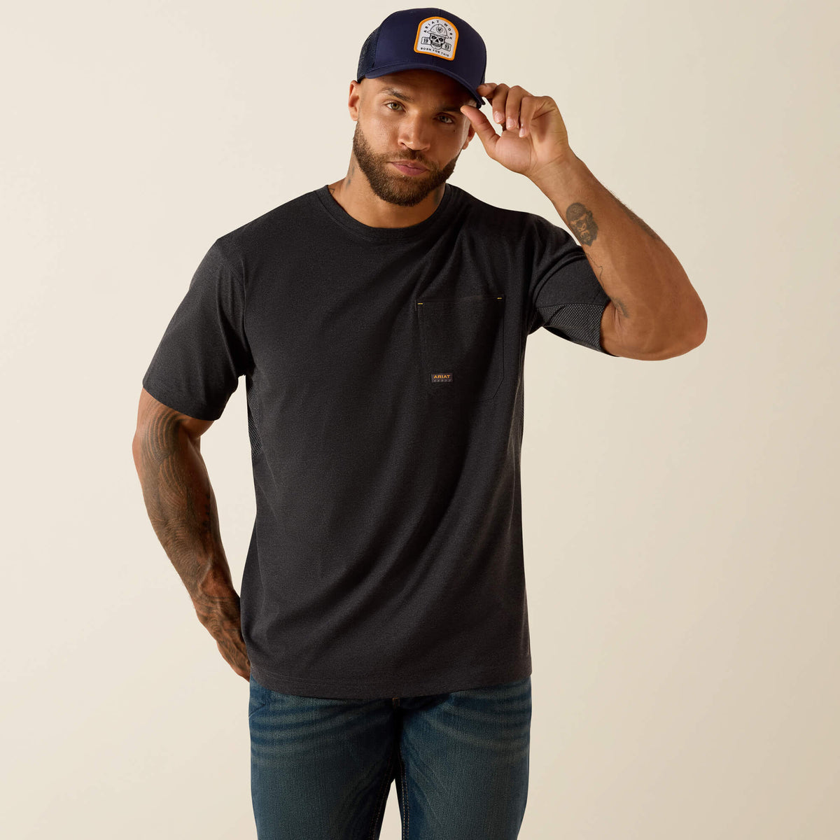 Rebar Workman Brickyard T-Shirt Ariat Sale|Work