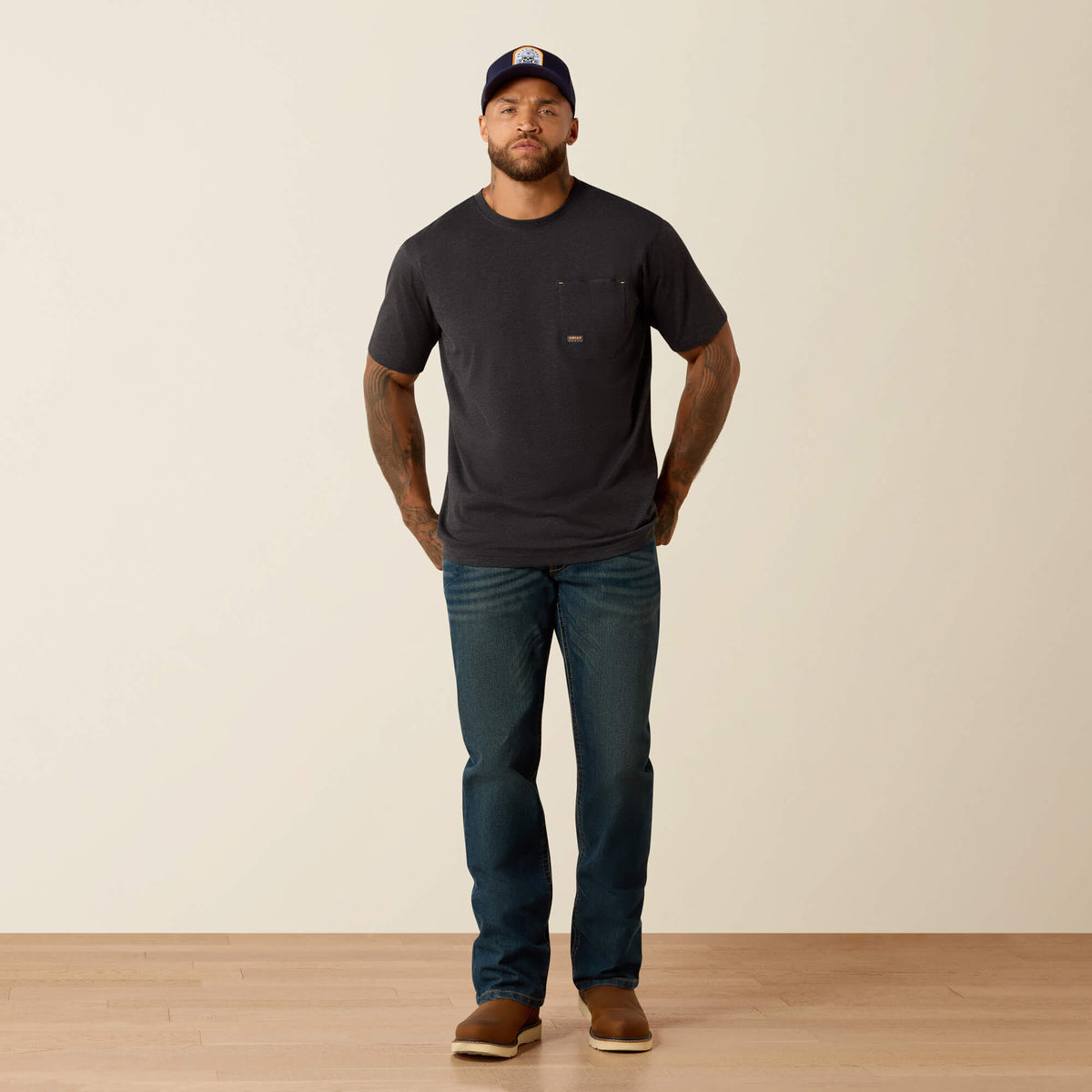 Rebar Workman Brickyard T-Shirt Ariat Sale|Work