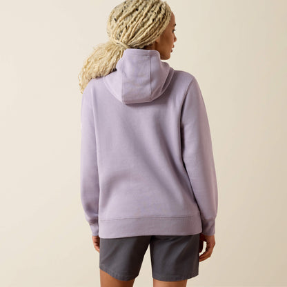 Rebar Lightweight Logo 1/2 Zip Hoodie Ariat Sale|Women|Work