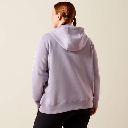 Rebar Lightweight Logo 1/2 Zip Hoodie Ariat Sale|Women|Work