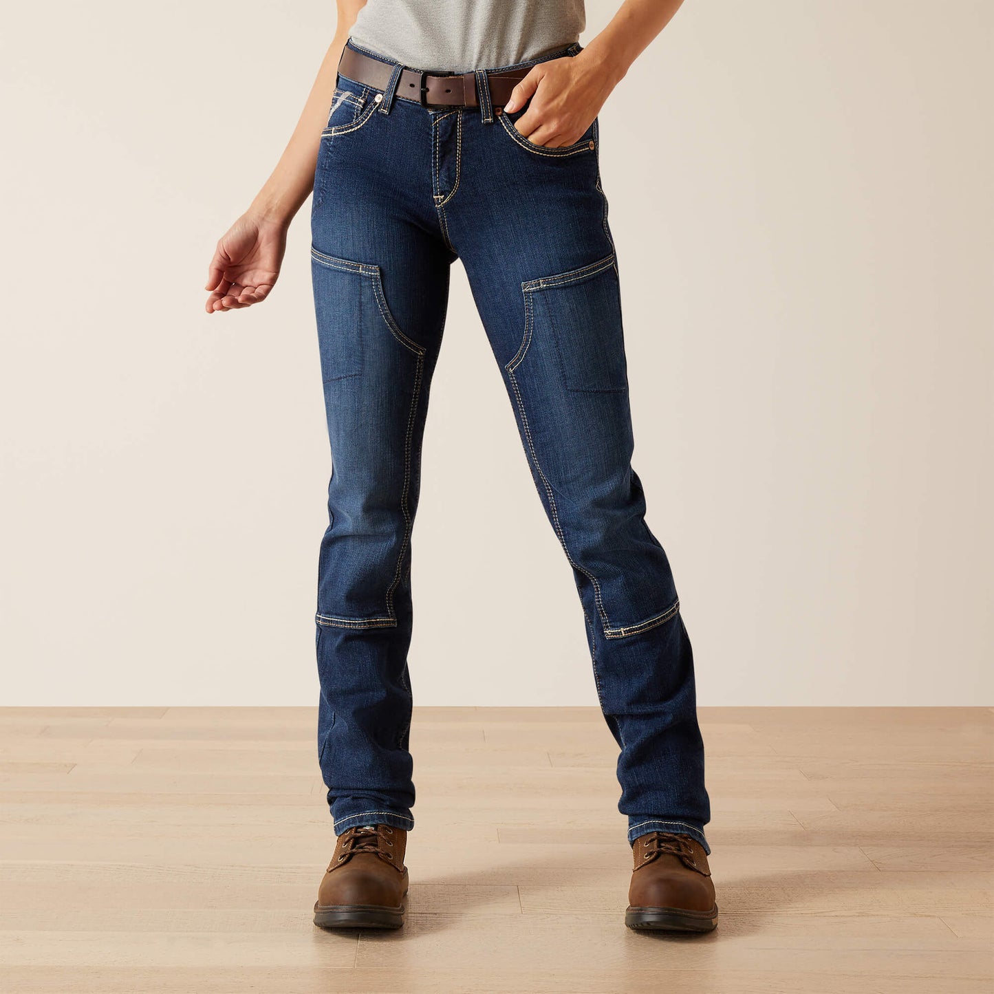 Rebar PR DuraStretch Riveter Double Front Straight Jean Ariat Sale|Women|Work